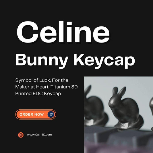 Celine Bunny Keycap | Premium Gifts for 3D Printing Enthusiasts