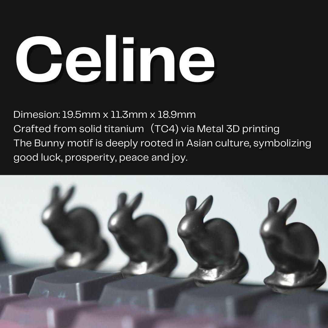 Celine Bunny Keycap | Premium Gifts for 3D Printing Enthusiasts