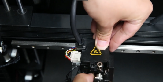 Remove the gear cover of Raise3D E2