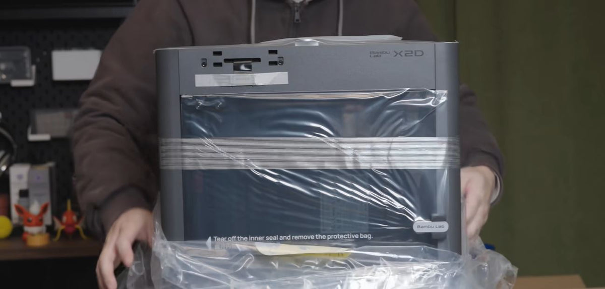 unbox the new  X2D printer