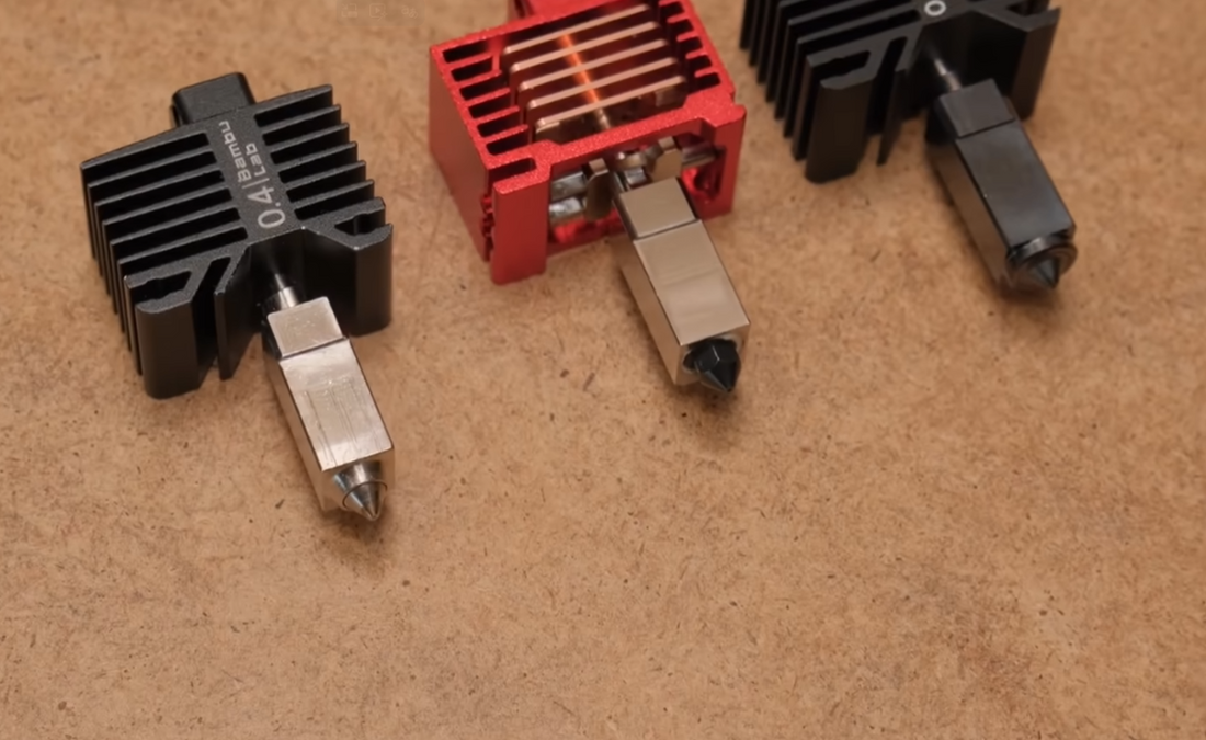 Comparison Bambu Hotend and 3rd hotend