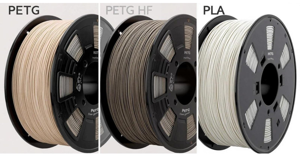 PETG vs PETG HF vs PLA