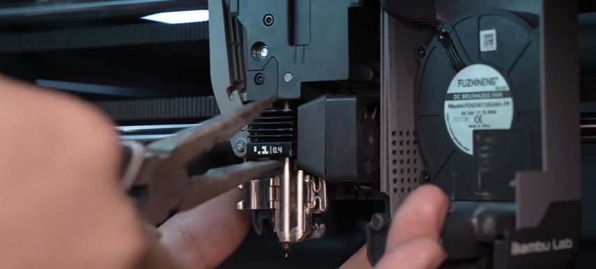 Remove the Hotend from P2S