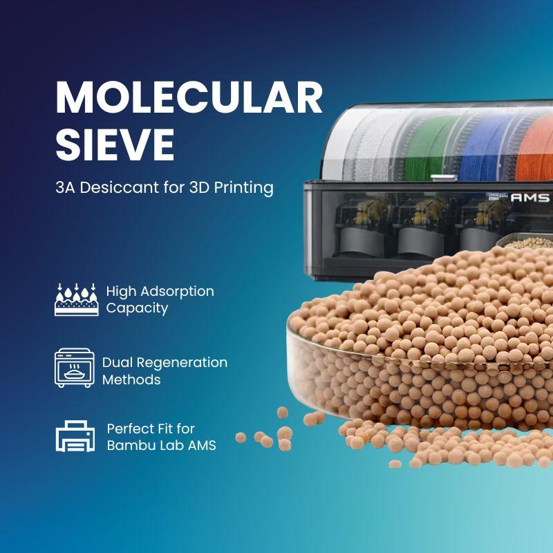 Molecular Sieve 3D Printing | 3A Desiccant for Bambu Lab AMS