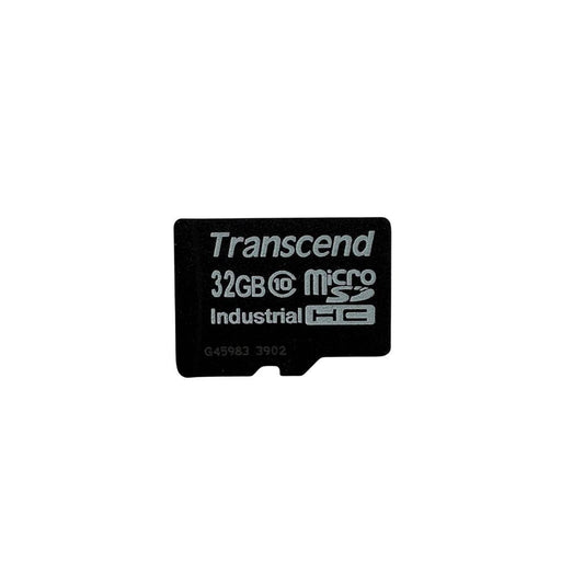 Transcend U1 Class 10 MLC microSD card made for 3D printer – front view on white background