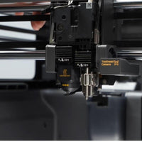 Bambu X2D hotend with nozzle compatibility left and right