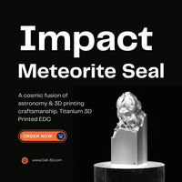 Impact Meteorite Seal | Premium Gifts for 3D Printing Enthusiasts