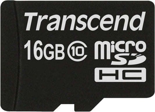 Transcend 16GB MicroSDHC Class 10 Memory Card