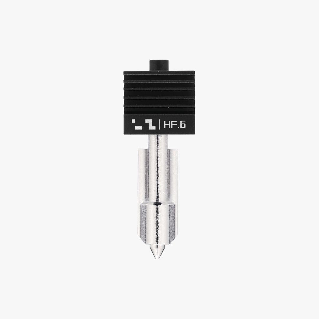 0.6 High volume hotend with nozzle compatible with H2 series / P2S / X2D on a white background