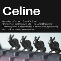 Celine Bunny Keycap | Premium Gifts for 3D Printing Enthusiasts