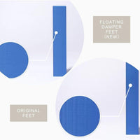 ibration Lines Comparison: New Damper Feet vs Original Feet for Bambu  lab