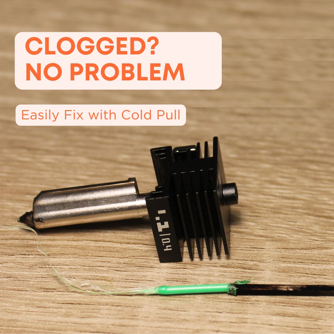 Bambu A1 Nozzle Cleaned with Cold Pull – Clog-Free Ready