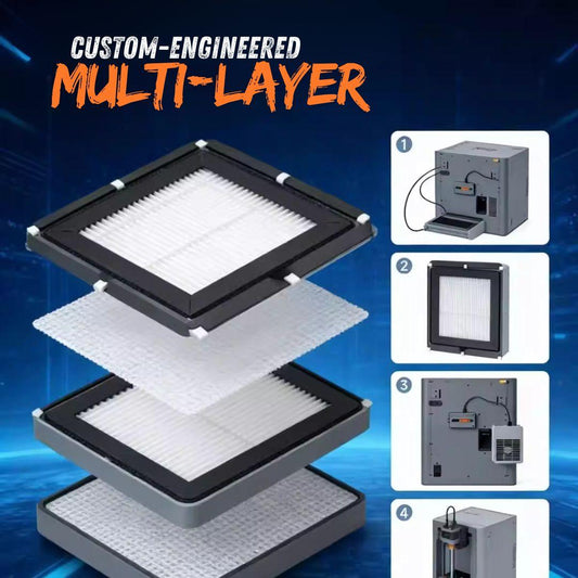 P2S Exhaust Filter – Safe HEPA Upgrade for Bambu P2S 3D Printer