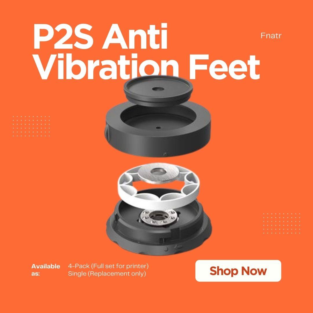 Exploded Parts Diagram for Bambu Lab P2S Anti-Vibration Feet