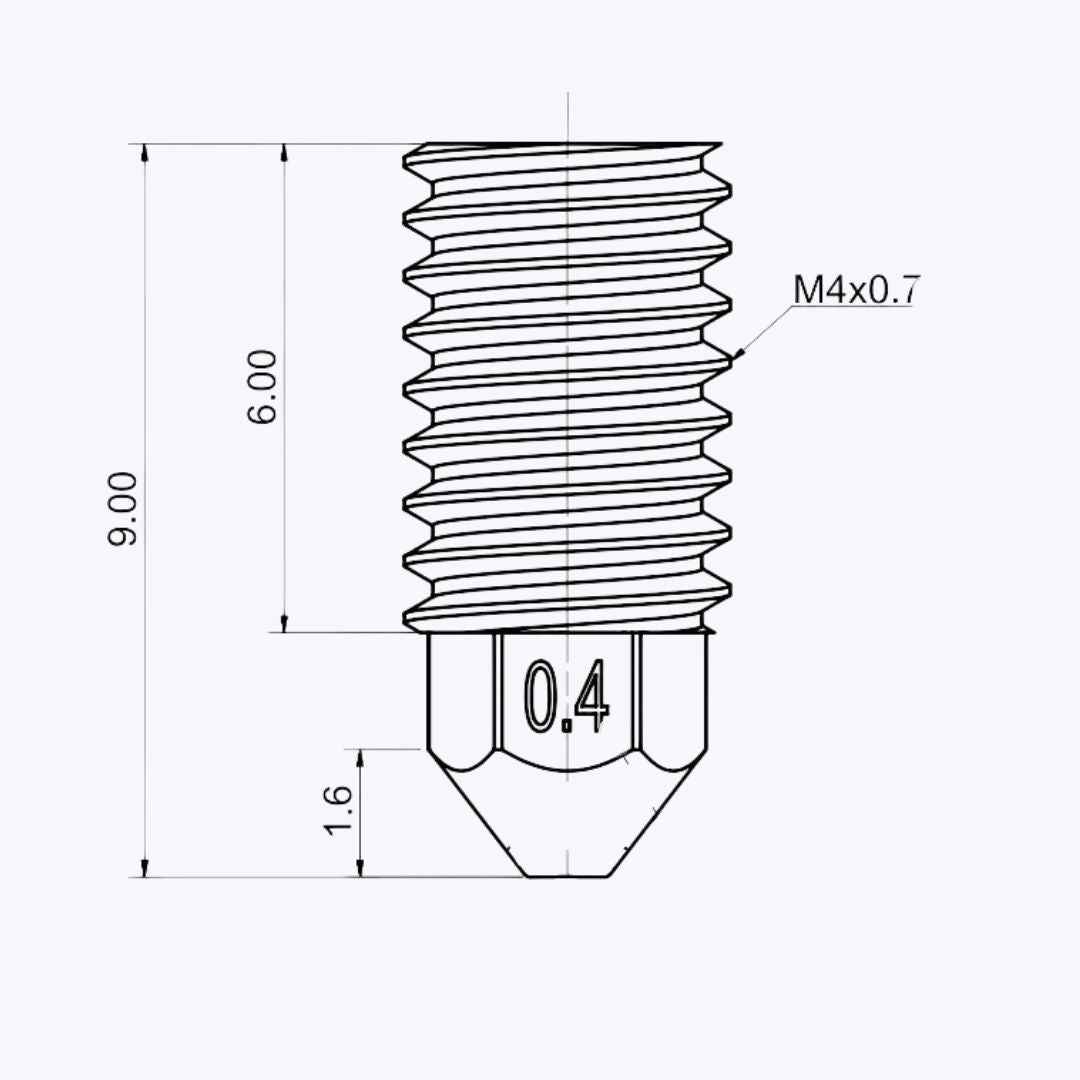 Phaetus M4 Nozzle | EndCoat Replacement Nozzle