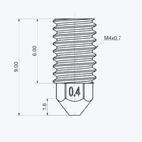 Phaetus M4 Nozzle | EndCoat Replacement Nozzle