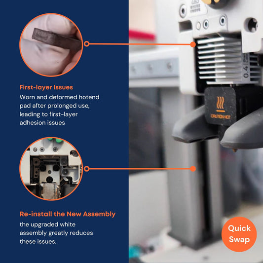 A1 Hotend Assembly – Upgraded Ceramic Version