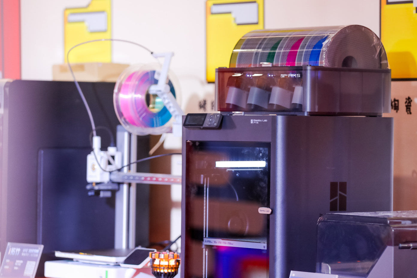 serveral Bambu 3D printer