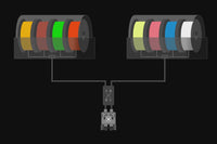 AMS filament routing logic with Filament Track Switch — automatic nozzle mapping and dynamic mapping on X2D