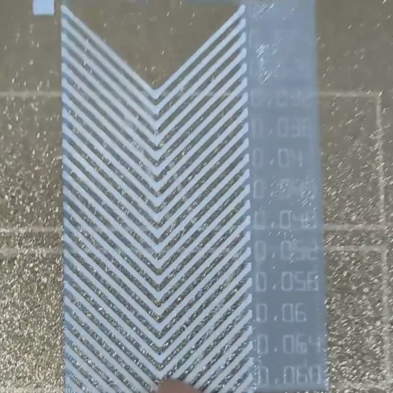 how to use the 60× phone clip-on microscope to inspect a 3D printed sample