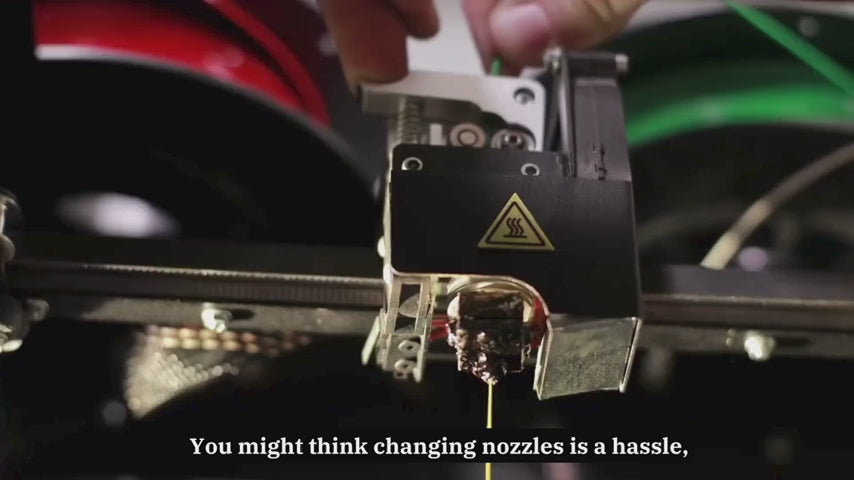 Load video: Review 9 nozzles for 3D printer